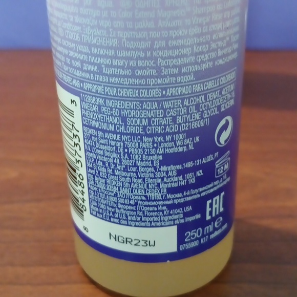 Redken 5th Avenue NYC Color Extend Vinegar Rinse *Pack of 2* - Picture 5 of 6